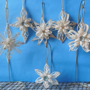 Coastal Beach SeaShell Tree Ornaments