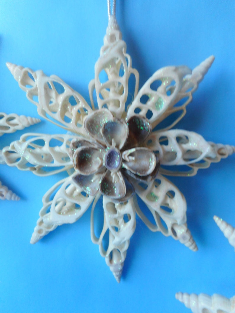 Large SeaShell Deluxe OrnamentsCoastal Ornaments Etsy