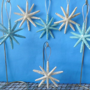 Sea Shell Ornament-Coastal Beach Tree Ornament-Coastal Christmas Home Decor S-5 COMBO SET 3-4"