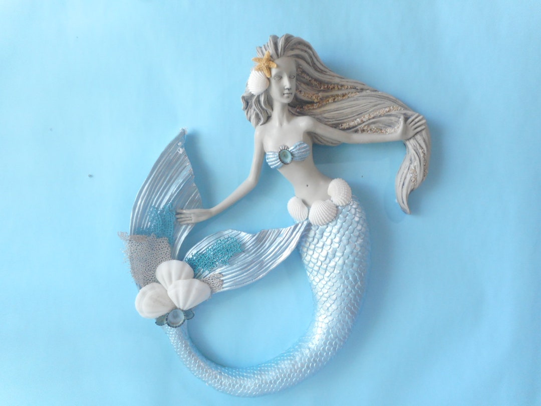 Seashell Wall Mermaid Decor {MORE CHOICES} - Etsy