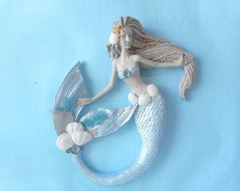 SeaShell Wall Mermaid Decor {MORE CHOICES}