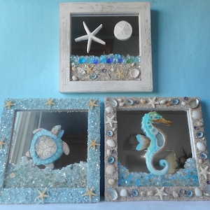 Sea Shell Wall Mirror (More Choices) Coastal Beach Decor