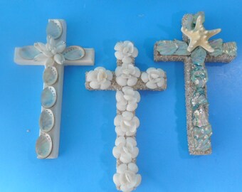 SeaShell Beach Wall Cross-Coastal Home Wall Decor