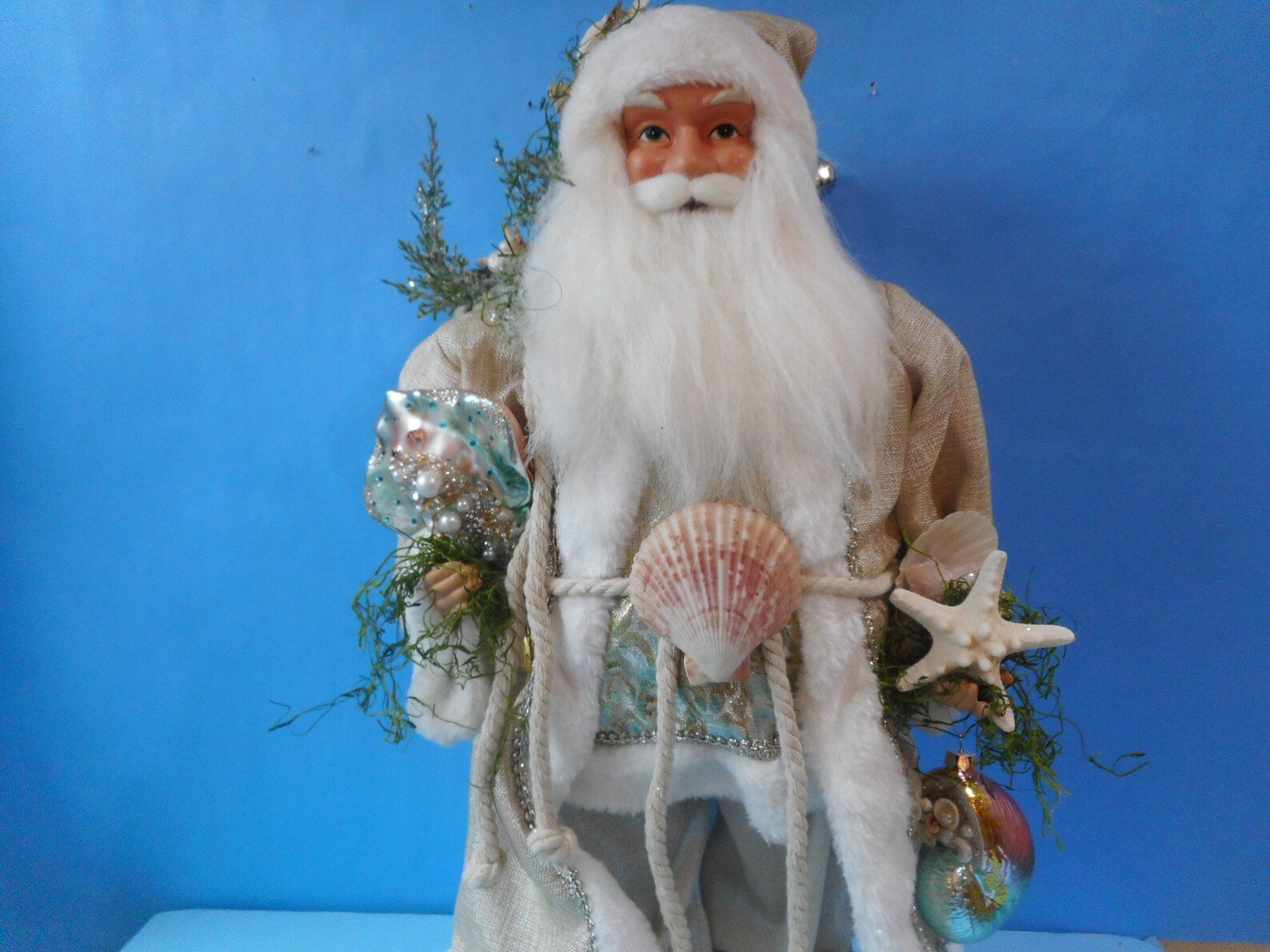 Large 24 Beach SantaCoastal Santa Seashell Etsy
