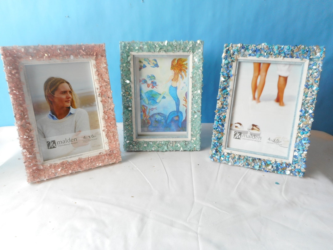 Stunning Art Glass Picture Frames Picture Photo Framecoastalbeach