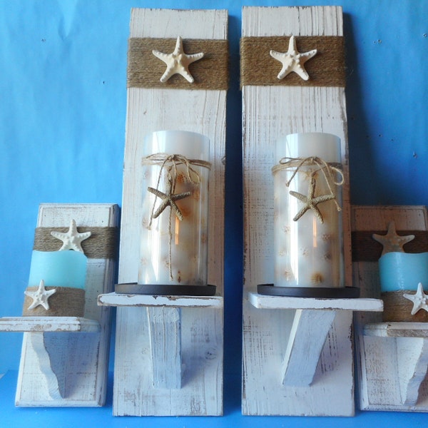 Coastal Candle Wall Sconce - Etsy