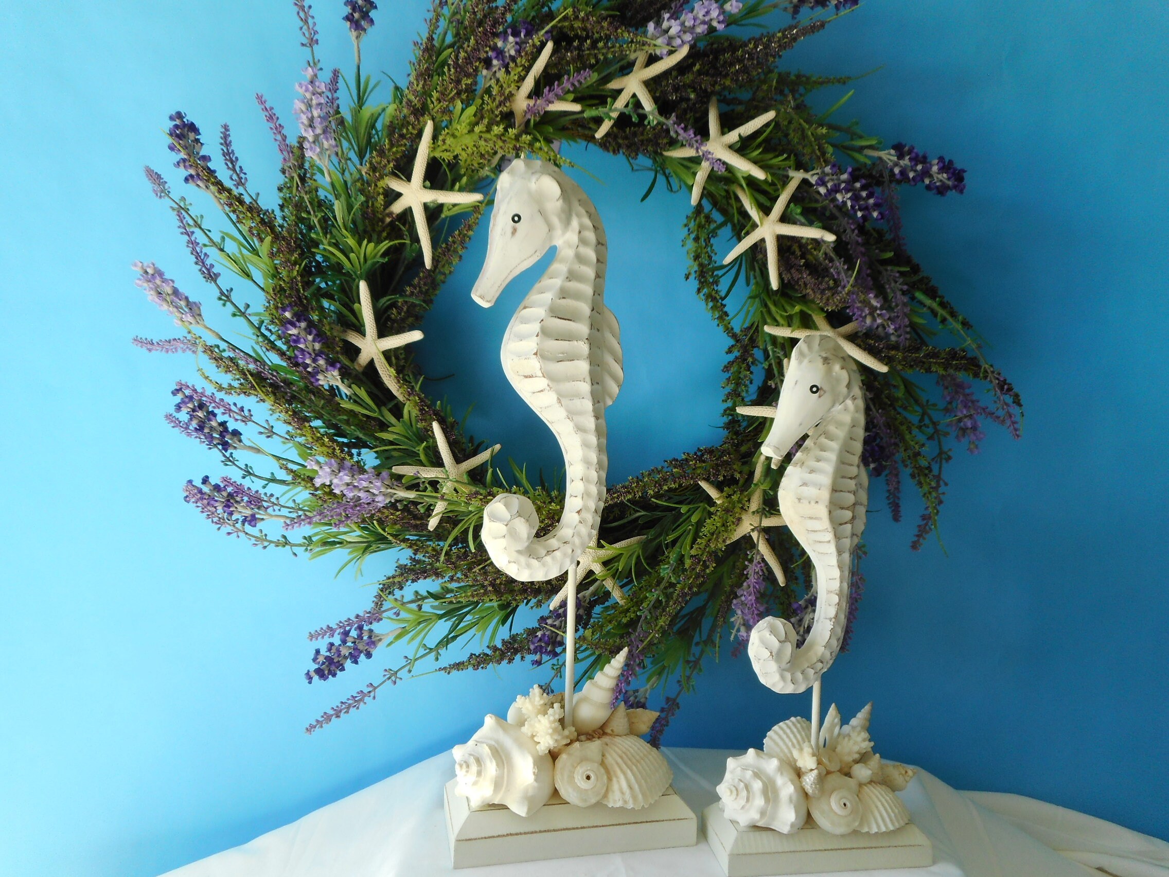 Spectacular SeaHorse Statue Coastal Home DecorSeahorse Etsy
