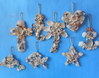 Coastal Beach Tree Ornaments-SeaLife-Ocean Theme