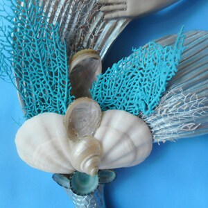 Seashell Wall Mermaid-mermaid Art Sculpture Statue coastal - Etsy