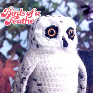 INSTANT DOWNLOAD PDF  Vintage Crochet Pattern Snowy Owl   Soft Toy Animal Zoo Bird Woodland Forest