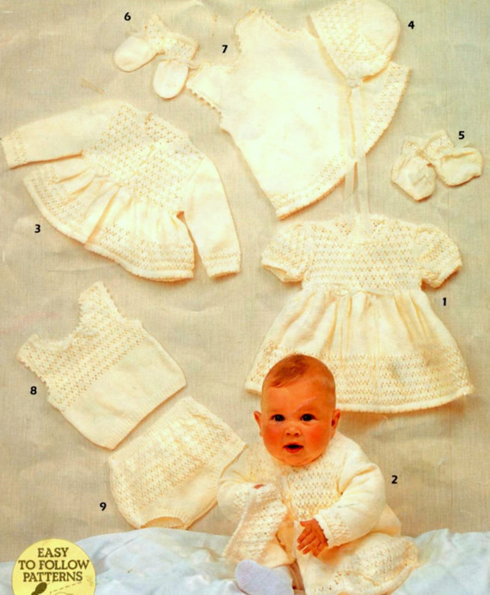 Vintage Knitting and Crochet Pattern Booklet PDF 3 Baby Etsy