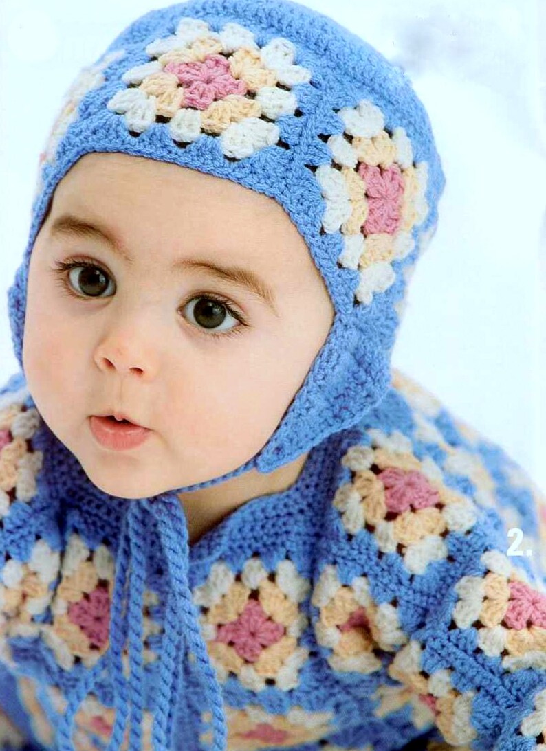 Vintage Crochet Pattern Easy Baby Layettes 18 Items Matinee Etsy