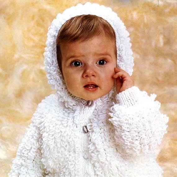 436 Baby's Classic  Matinee Set Vintage Knitting Pattern IPDF nstant Download!