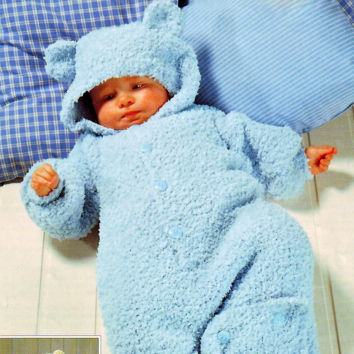 Knitting Pattern Baby Sleeping Bag Teddy Cocoon Sleep Sack Etsy