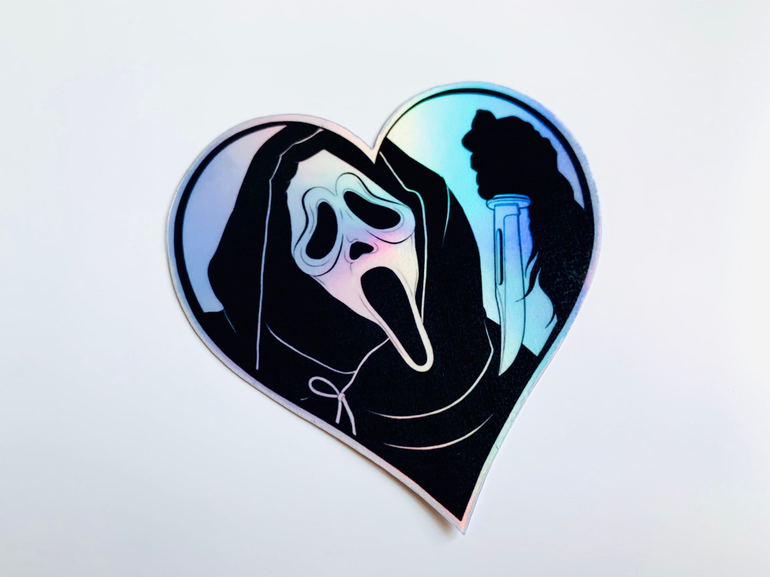 Horror Movie Sticker, Y2k Sticker, Sticker Make Scream, Spooky Ghost Sticker,  Halloween Sticker, Spooky Basket for Girlfriend, Scary Face 