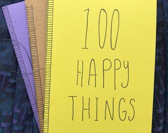 100 happy things | a zine by oceanswithinyou