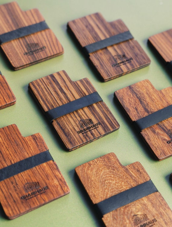 Exotic Wood EDC Slim Wallet
