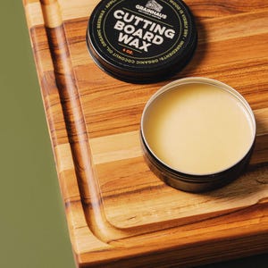Cera para tabla de cortar de madera - Grande 4 oz.