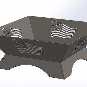 Ritningar för eldstadsbyggnad och .dxf-filer för CNC-plasma-/laser-/vattenskärare - Patriotic Bundle