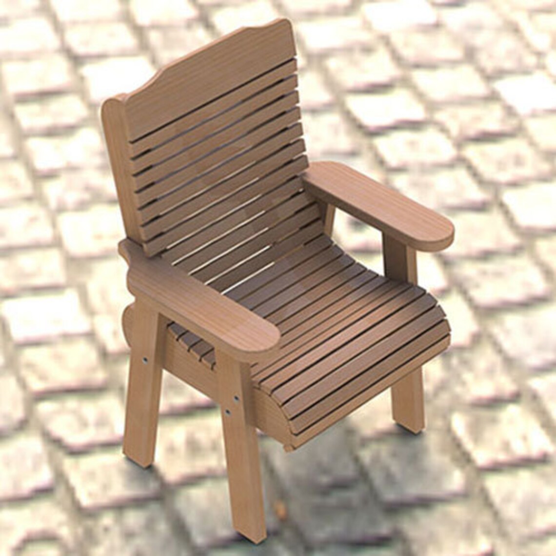Wooden Lawn Chair Building Plans Etsy