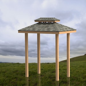 Grill Shelter Building Plans 010 6&#39;x8&#39;