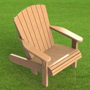 Adirondack Style Lawn Chair Building Plans