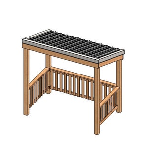 Grill Shelter Building Plans 6&#39;x10&#39;