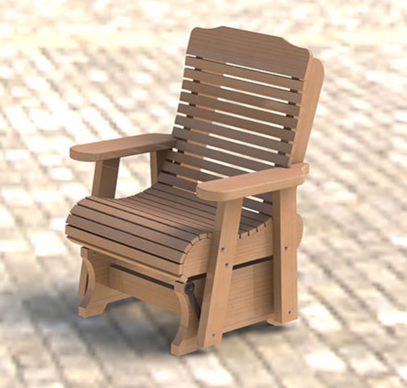 Wooden Glider/rocker Building Plans Etsy