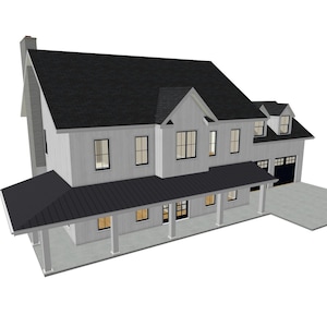 Custom Home Architectural Building Plans