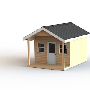 12 x 16 Camping Cabin Building Plans