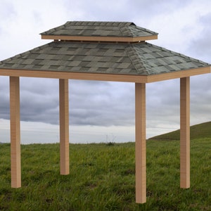Grill Shelter Building Plans 010 6&#39;x10&#39;