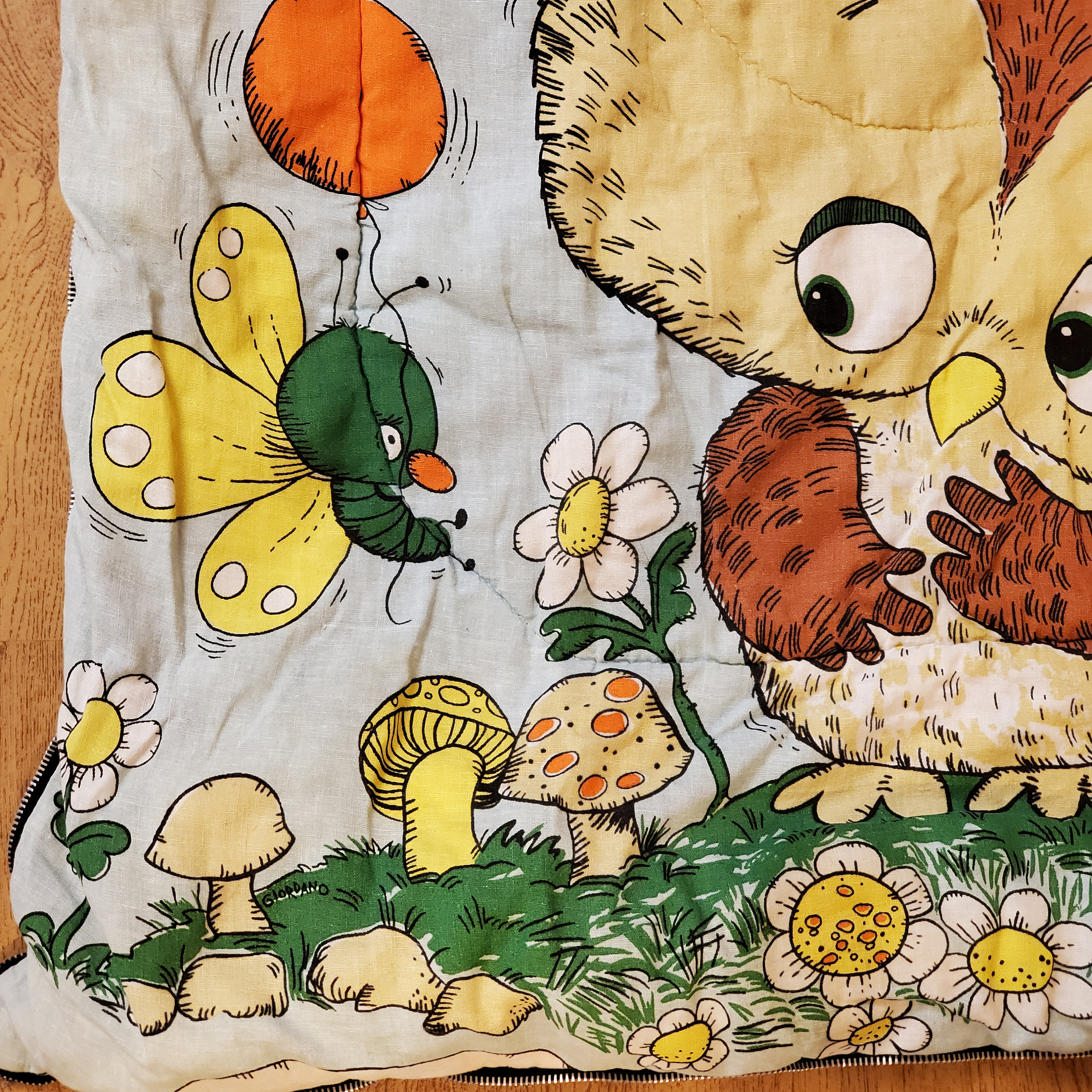 1978 Owl's Woodland Sleeping Bag Brandywine Art Ltd.