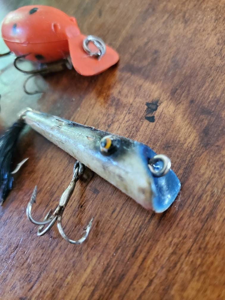 3 Vintage Fishing Lures - Etsy