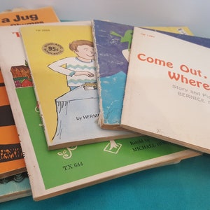 6 Vintage Children&#39;s Books Paperback Scholastic Columbia 60&#39;s 70&#39;s