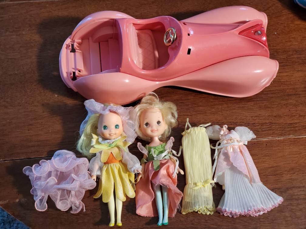 1984 Rose Petal Place Dolls Plus Car & Clothes Lot - Etsy