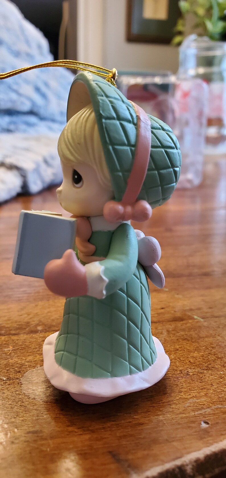 1995 Precious Moments Girl Caroler Holiday Ornament - Etsy