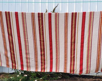 Vintage Bates Disciplined Bedspread Twin Size Stripes