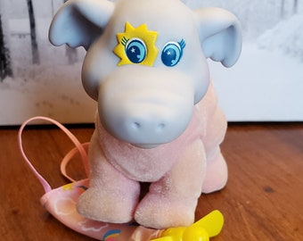 Moon Dreamers Snoozer Stumbles Flocked Articulated Hasbro Toy 1980&#39;s