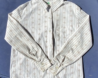 1986 Brownies Girl Scouts Long Sleeve Uniform Shirt