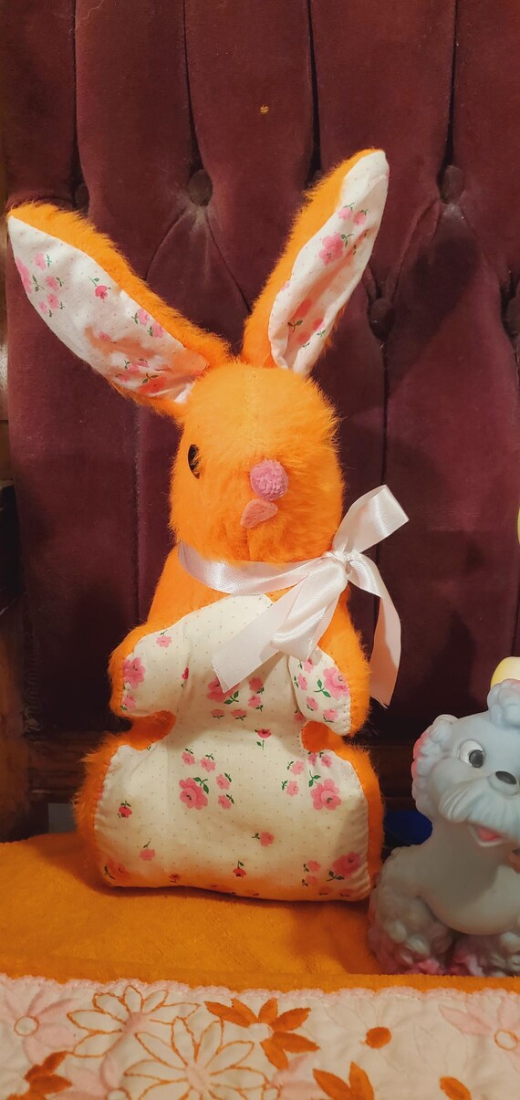 Orange Rabbit Plush