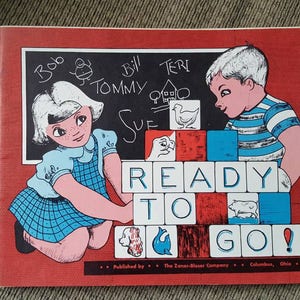 1966 Ready To Go Children&#39;s School Book Paperback Zaner-Bloser