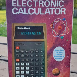 vintage Radio Shack EC-495 Electronic Calculator