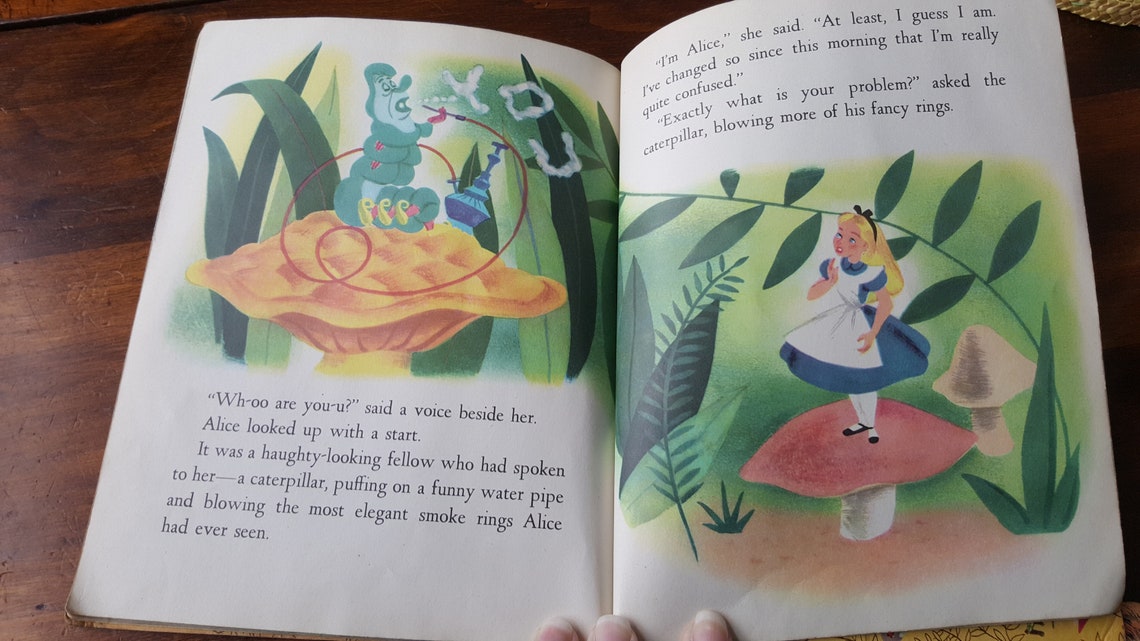 Alice in Wonderland Finds the Garden of Live Flowers A Little Etsy