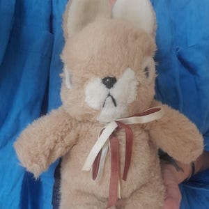 vintage Fairview Stuffed Bunny Rabbit 1990 Easter