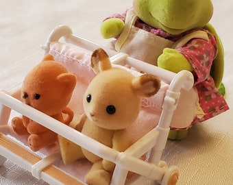 Enoch Sylvanian Dual Push Stroller & Animal Critters