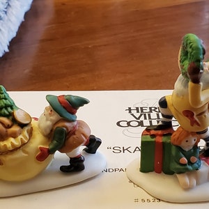 2 Department 56 Porcelain Figurines Heritage Village Collection
