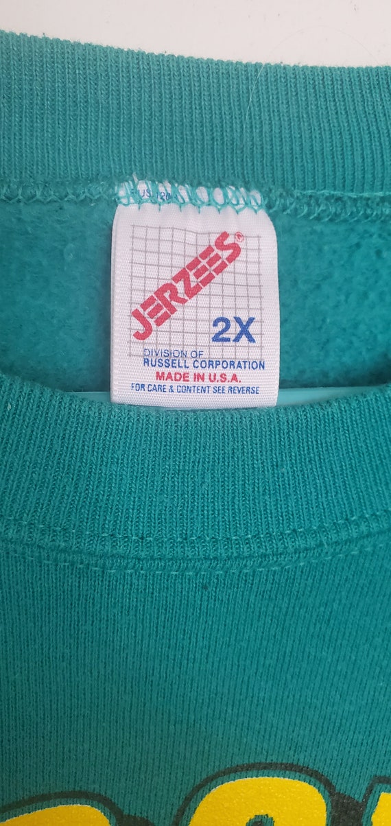 90's Vintage Da Yoopers 2XL Men's Green Sweatshir… - image 4