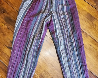 1980's Campus Casuals of California Striped Pants