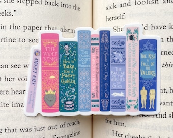 Once Upon A Broken Heart Book Stack | 3” Vinyl Sticker