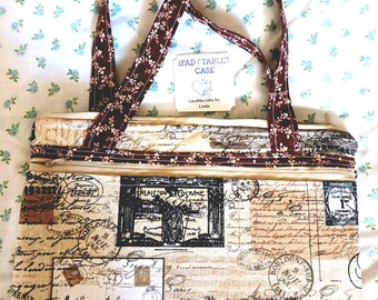 iPad/Tablet Tote-Zippered Pouch